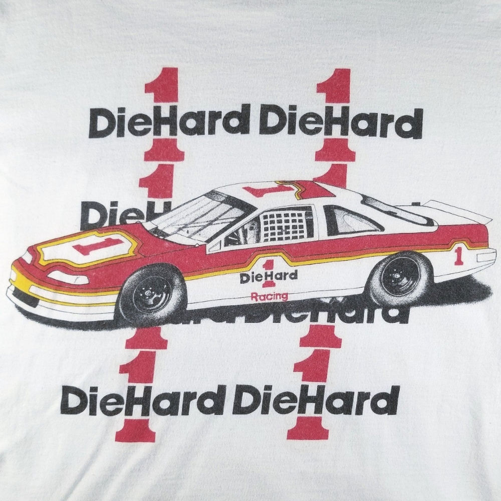 Vintage 80s/early-90s DieHard Nascar racing tee